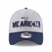 Men's Seattle Seahawks New Era Heather Gray/Navy 2018 NFL Draft Official On-Stage 39THIRTY Flex Hat 2979440
